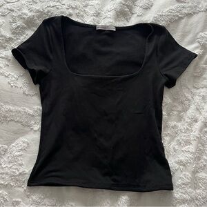 Sincerely Jules Black Short Sleeve Top